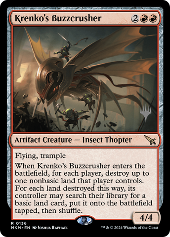 Krenko's Buzzcrusher (Promo Pack) [Murders at Karlov Manor Promos] - The Mythic Store | 24h Order Processing