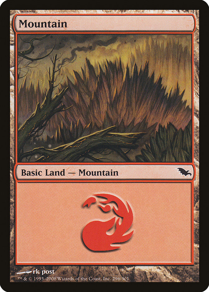 Mountain (296) [Shadowmoor] - The Mythic Store | 24h Order Processing