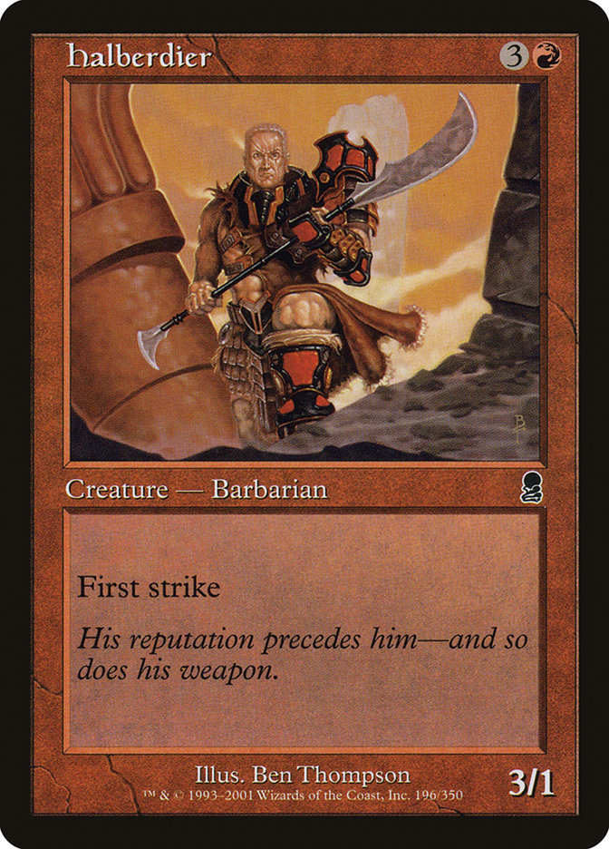 Halberdier [Odyssey] - The Mythic Store | 24h Order Processing