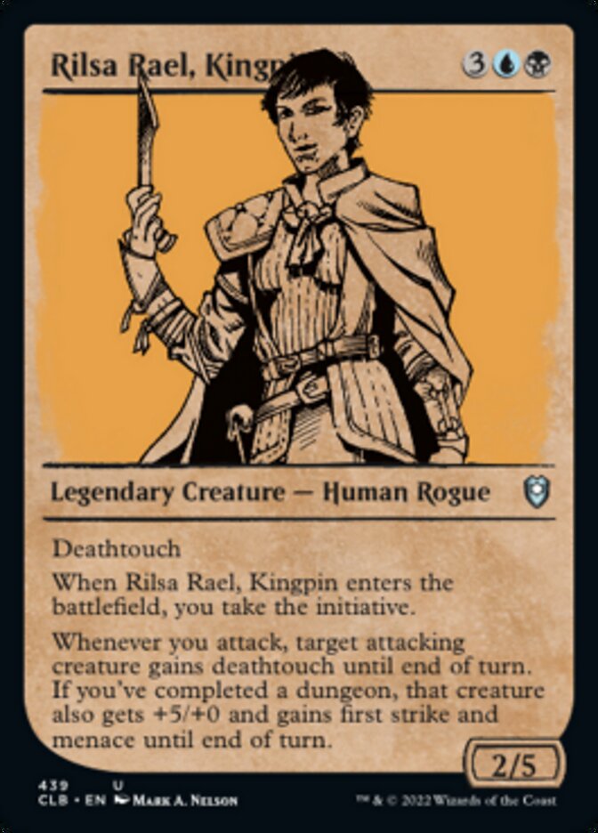 Rilsa Rael, Kingpin (Showcase) [Commander Legends: Battle for Baldur's Gate] - The Mythic Store | 24h Order Processing
