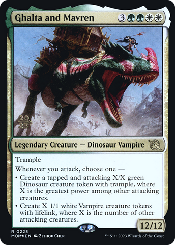 Ghalta and Mavren [March of the Machine Prerelease Promos] - The Mythic Store | 24h Order Processing