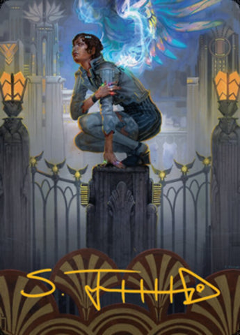 Giada, Font of Hope 2 Art Card (Gold-Stamped Signature) [Streets of New Capenna Art Series] - The Mythic Store | 24h Order Processing
