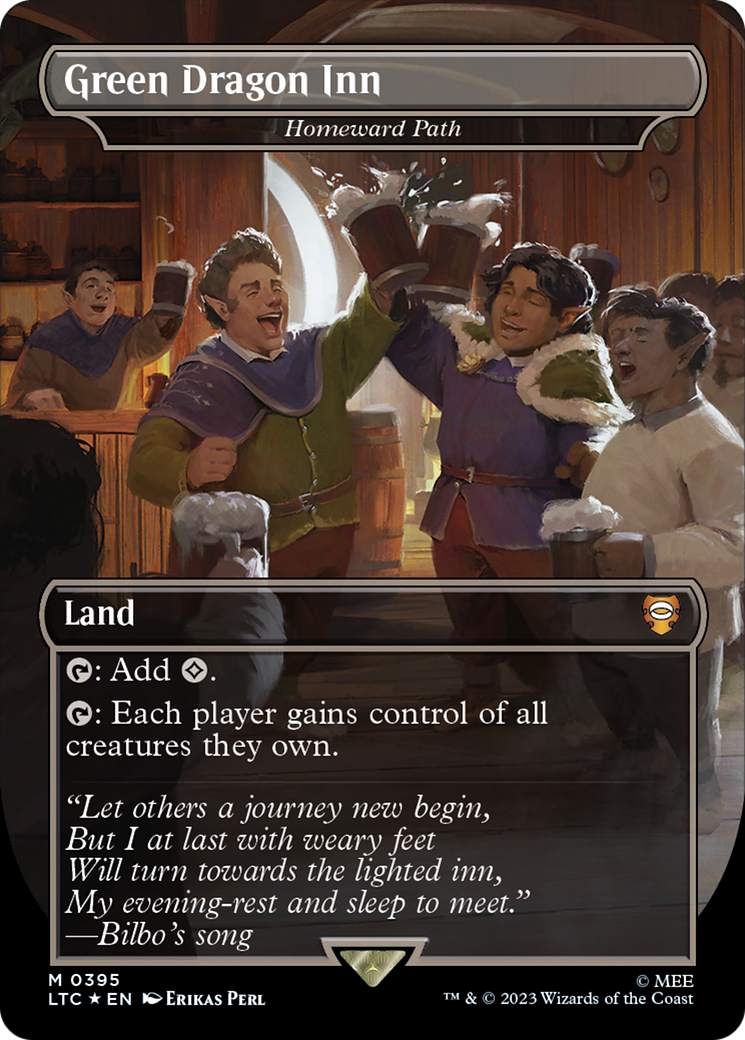 Green Dragon Inn - Homeward Path (Surge Foil Realms and Relics) [The Lord of the Rings: Tales of Middle-Earth Commander] - The Mythic Store | 24h Order Processing