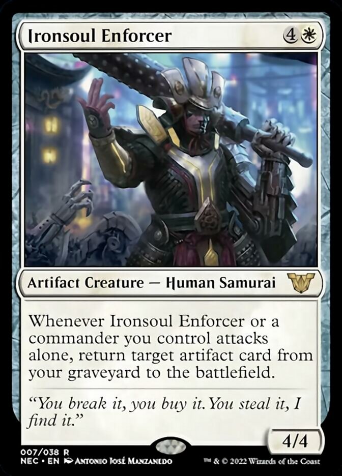 Ironsoul Enforcer [Kamigawa: Neon Dynasty Commander] - The Mythic Store | 24h Order Processing