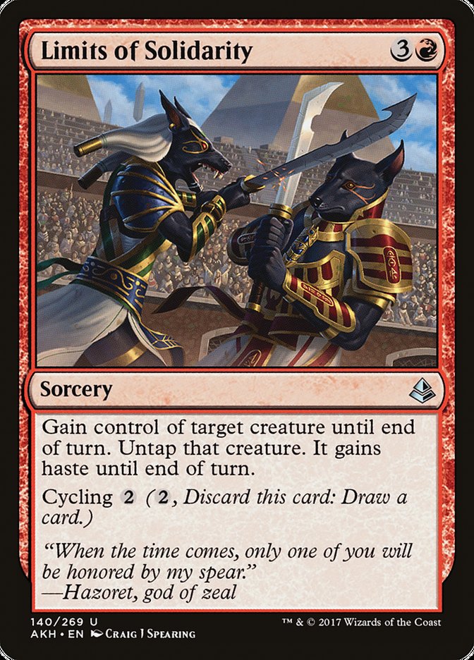Limits of Solidarity [Amonkhet] - The Mythic Store | 24h Order Processing