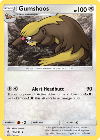 Gumshoos (181/236) [Sun & Moon: Unified Minds] - The Mythic Store | 24h Order Processing
