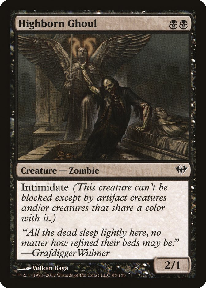 Highborn Ghoul [Dark Ascension] - The Mythic Store | 24h Order Processing