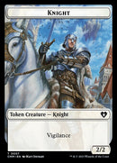 Servo // Knight Double-Sided Token [Commander Masters Tokens] - The Mythic Store | 24h Order Processing
