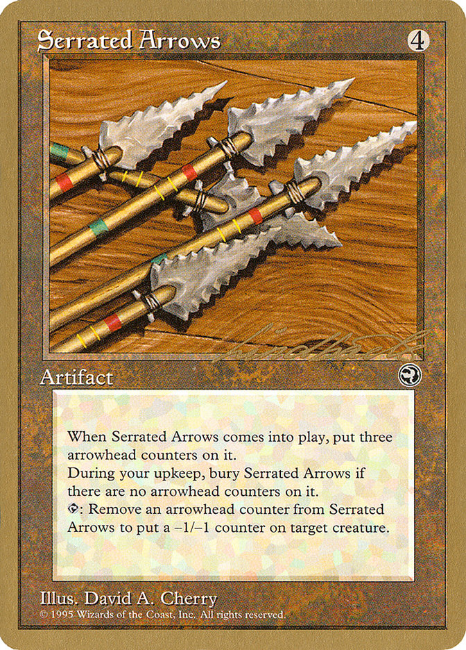 Serrated Arrows (Leon Lindback) [Pro Tour Collector Set] - The Mythic Store | 24h Order Processing