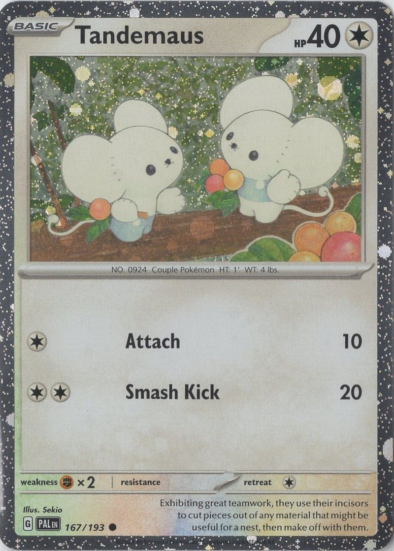 Tandemaus (167/193) (Cosmos Foil) [Scarlet & Violet: Paldea Evolved] - The Mythic Store | 24h Order Processing