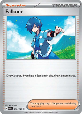 Falkner (180/193) [Scarlet & Violet: Paldea Evolved] - The Mythic Store | 24h Order Processing