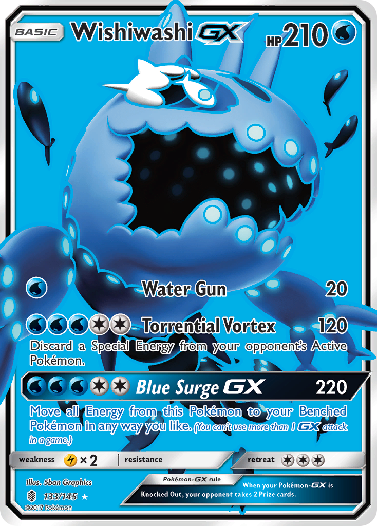 Wishiwashi GX (133/145) [Sun & Moon: Guardians Rising] - The Mythic Store | 24h Order Processing