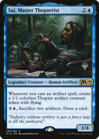 Sai, Master Thopterist (Promo Pack) [Core Set 2019 Promos] - The Mythic Store | 24h Order Processing
