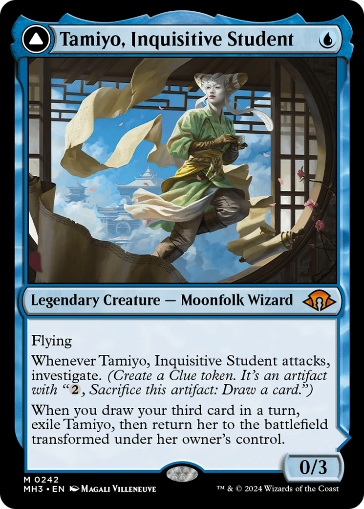 Tamiyo, Inquisitive Student // Tamiyo, Seasoned Scholar [Modern Horizons 3] - The Mythic Store | 24h Order Processing