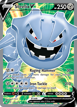 Steelix V (176/185) [Sword & Shield: Vivid Voltage] - The Mythic Store | 24h Order Processing