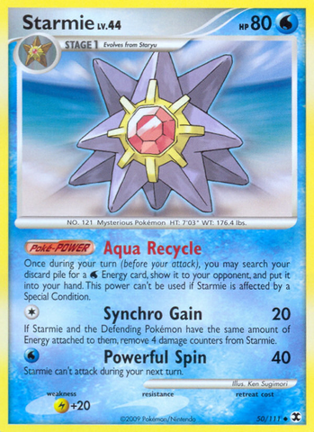 Starmie (50/111) [Platinum: Rising Rivals] - The Mythic Store | 24h Order Processing