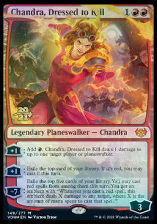 Chandra, Dressed to Kill [Innistrad: Crimson Vow Prerelease Promos] - The Mythic Store | 24h Order Processing