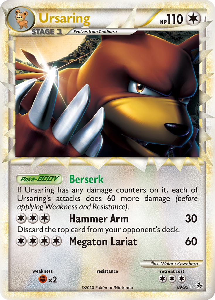 Ursaring (89/95) [HeartGold & SoulSilver: Unleashed] - The Mythic Store | 24h Order Processing