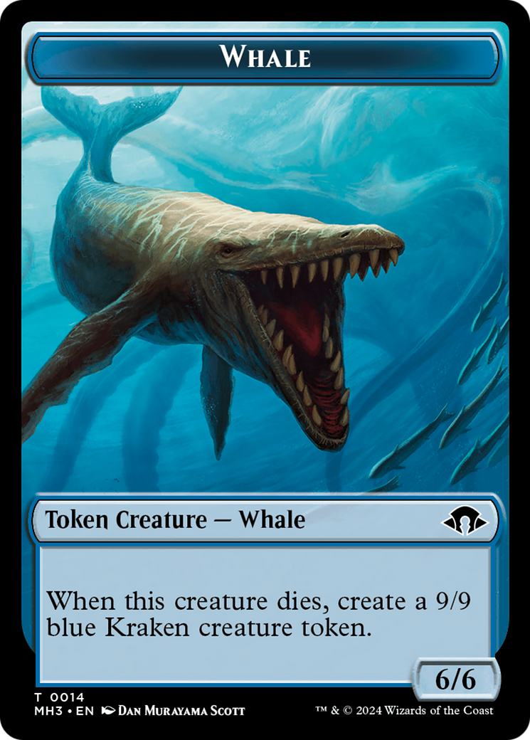 Whale // Energy Reserve Double-Sided Token [Modern Horizons 3 Tokens] - The Mythic Store | 24h Order Processing