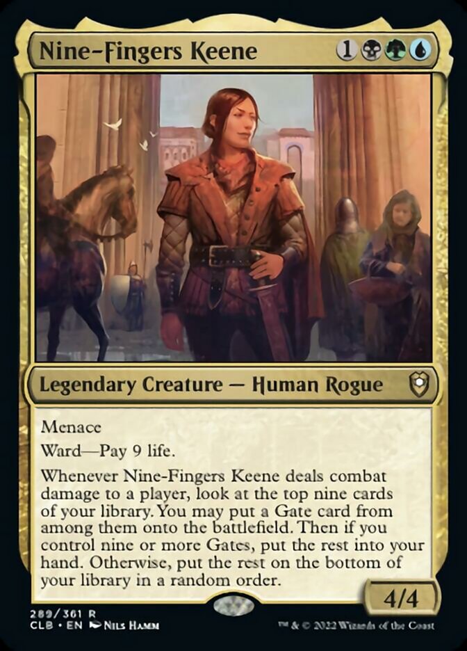Nine-Fingers Keene [Commander Legends: Battle for Baldur's Gate] - The Mythic Store | 24h Order Processing