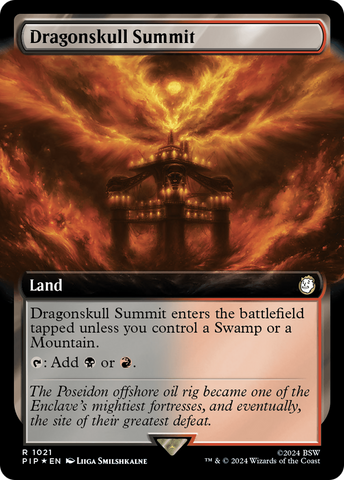 Dragonskull Summit (Extended Art) (Surge Foil) [Fallout] - The Mythic Store | 24h Order Processing