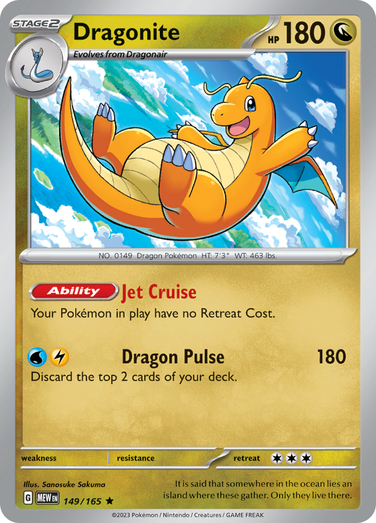 Dragonite (149/165) [Scarlet & Violet 151] - The Mythic Store | 24h Order Processing
