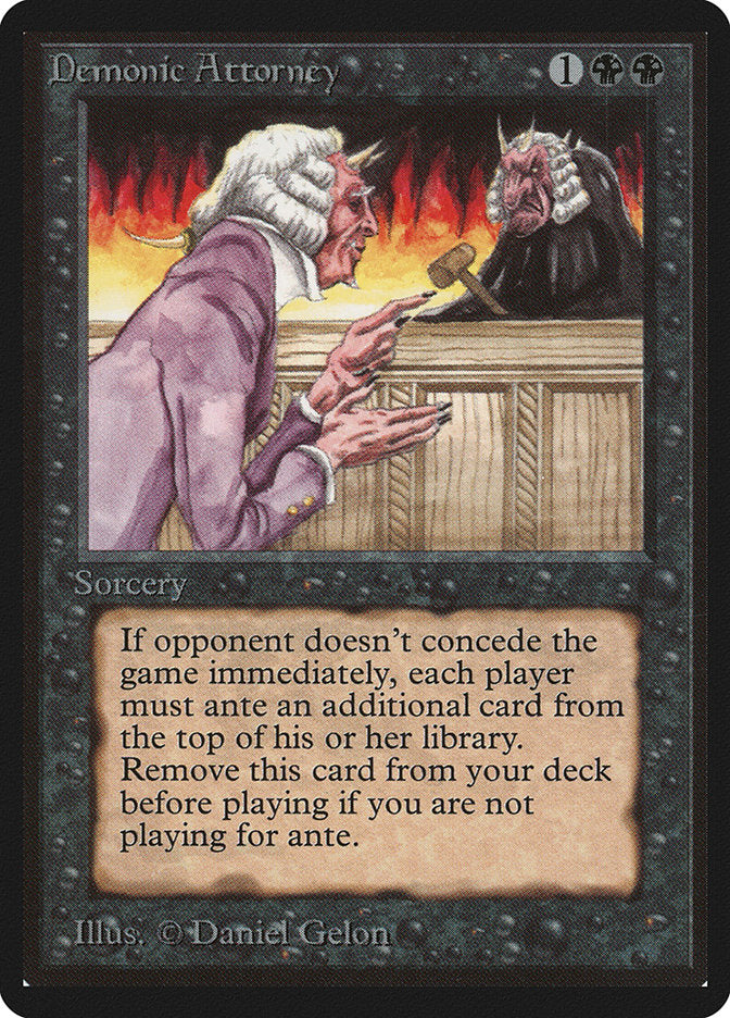 Demonic Attorney [Beta Edition] - The Mythic Store | 24h Order Processing