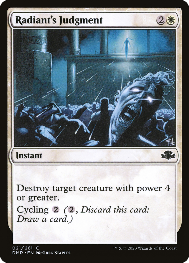 Radiant's Judgment [Dominaria Remastered] - The Mythic Store | 24h Order Processing