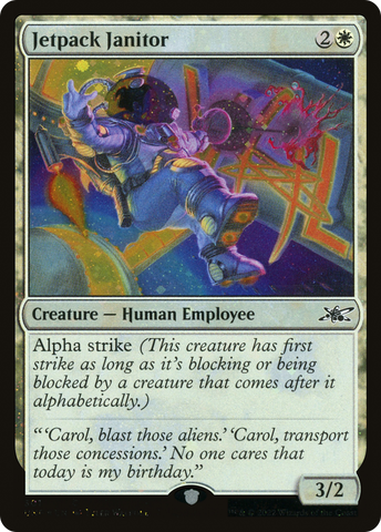 Jetpack Janitor (Galaxy Foil) [Unfinity] - The Mythic Store | 24h Order Processing