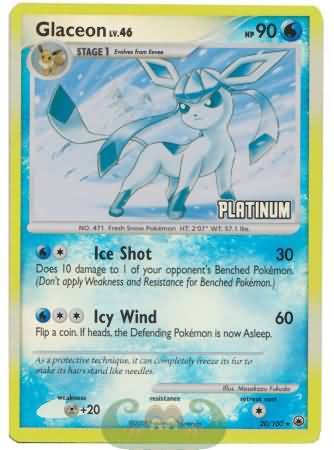 Glaceon (20/100) [Burger King Promos: 2009 Collection] - The Mythic Store | 24h Order Processing