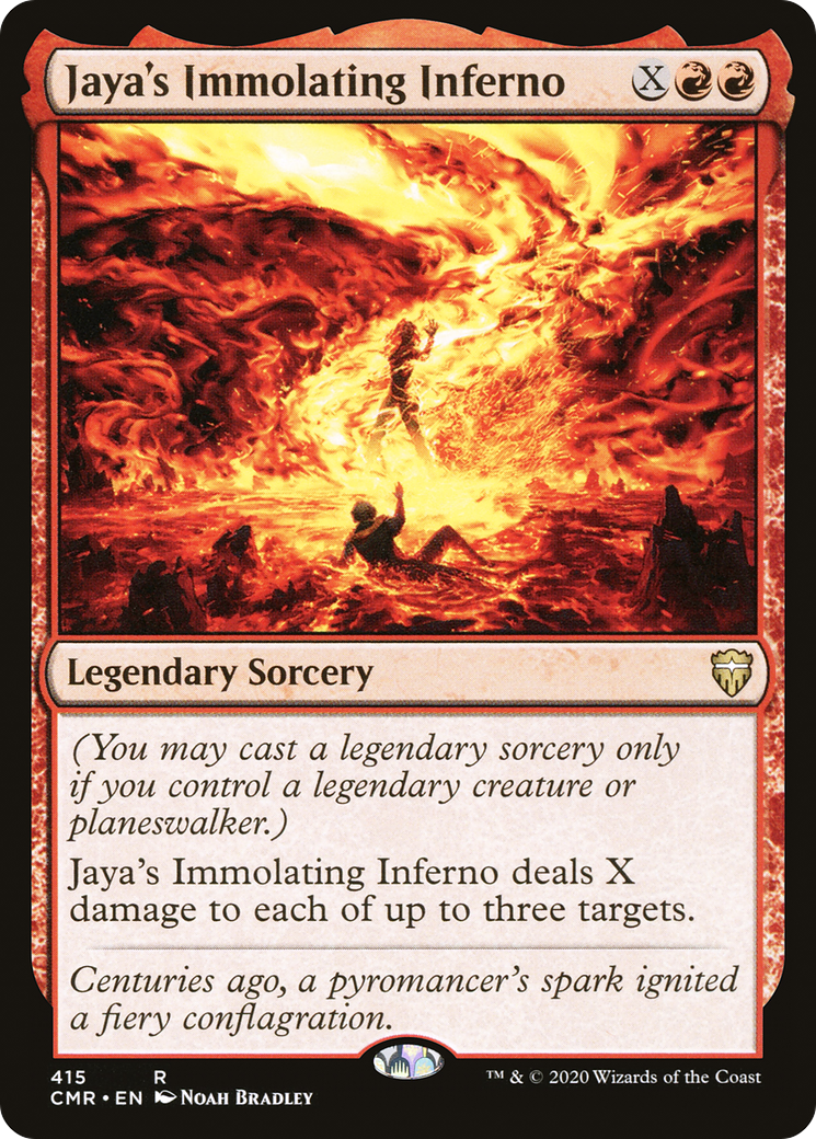 Jaya's Immolating Inferno [Commander Legends] - The Mythic Store | 24h Order Processing