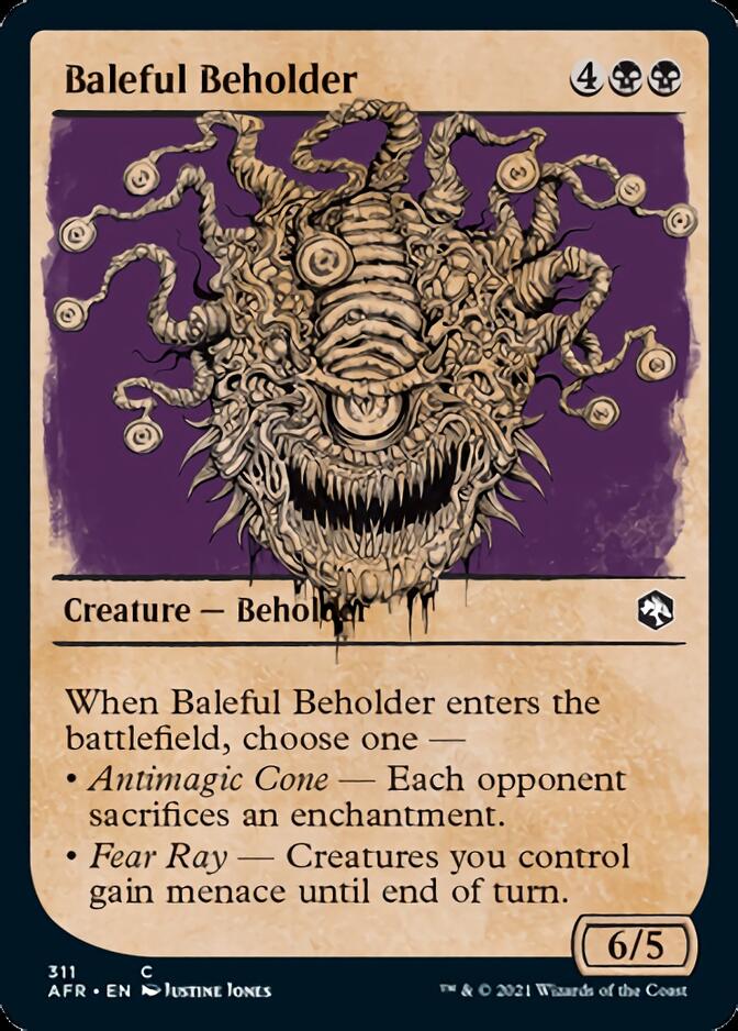 Baleful Beholder (Showcase) [Dungeons & Dragons: Adventures in the Forgotten Realms] - The Mythic Store | 24h Order Processing