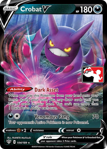 Crobat V (104/189) [Prize Pack Series One] - The Mythic Store | 24h Order Processing