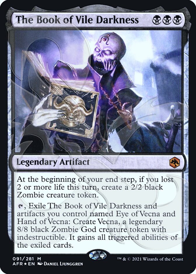 The Book of Vile Darkness (Ampersand Promo) [Dungeons & Dragons: Adventures in the Forgotten Realms Promos] - The Mythic Store | 24h Order Processing