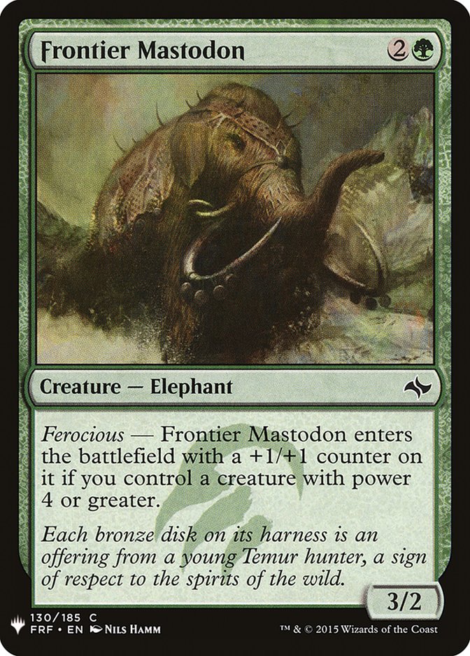 Frontier Mastodon [Mystery Booster] - The Mythic Store | 24h Order Processing