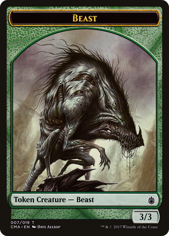 Beast Token (007/019) [Commander Anthology Tokens] - The Mythic Store | 24h Order Processing