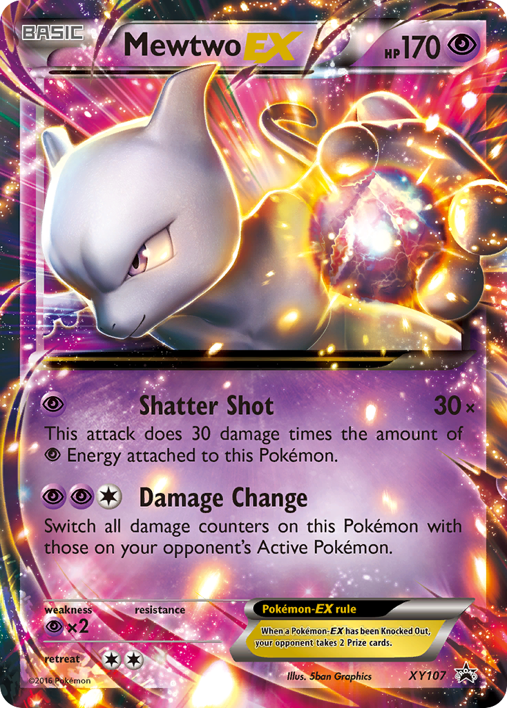 Mewtwo EX (XY107) [XY: Black Star Promos] - The Mythic Store | 24h Order Processing