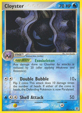 Cloyster (20/112) [EX: FireRed & LeafGreen] - The Mythic Store | 24h Order Processing