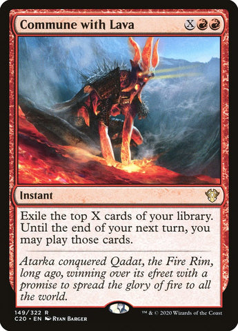 Commune with Lava [Commander 2020] - The Mythic Store | 24h Order Processing