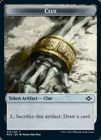 Clue (15) // Insect Double-Sided Token [Modern Horizons 2 Tokens] - The Mythic Store | 24h Order Processing