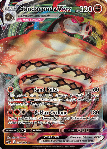 Sandaconda VMAX (090/198) [Sword & Shield: Chilling Reign] - The Mythic Store | 24h Order Processing