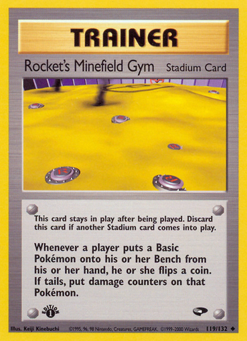 Rocket's Minefield Gym (119/132) [Gym Challenge 1st Edition] - The Mythic Store | 24h Order Processing