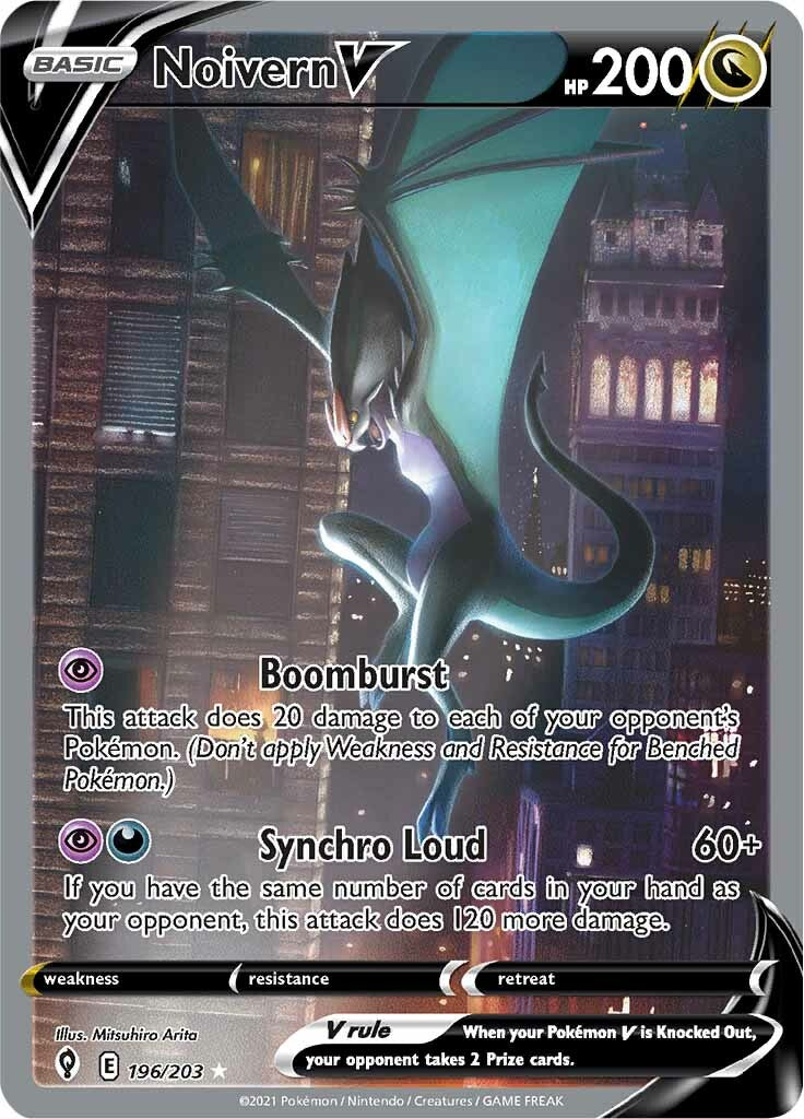 Noivern V (196/203) [Sword & Shield: Evolving Skies] - The Mythic Store | 24h Order Processing
