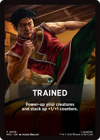 Trained Theme Card [Marvel Super Heroes Commander] - The Mythic Store | 24h Order Processing
