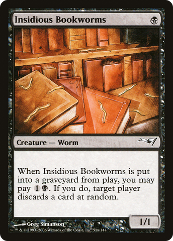 Insidious Bookworms [Coldsnap Theme Decks] - The Mythic Store | 24h Order Processing