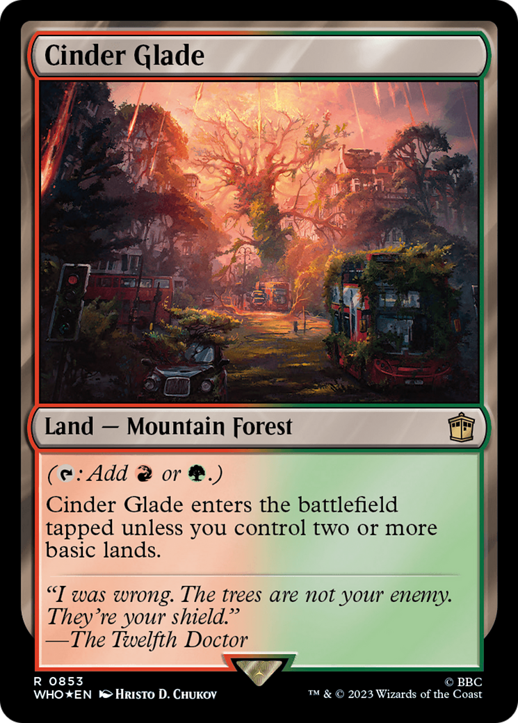 Cinder Glade (Surge Foil) [Doctor Who] - The Mythic Store | 24h Order Processing
