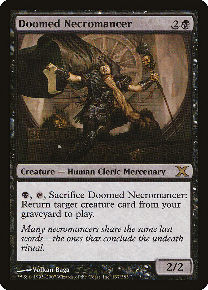 Doomed Necromancer [Tenth Edition] - The Mythic Store | 24h Order Processing