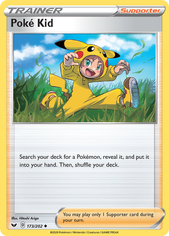 Poke Kid (173/202) [Sword & Shield: Base Set] - The Mythic Store | 24h Order Processing
