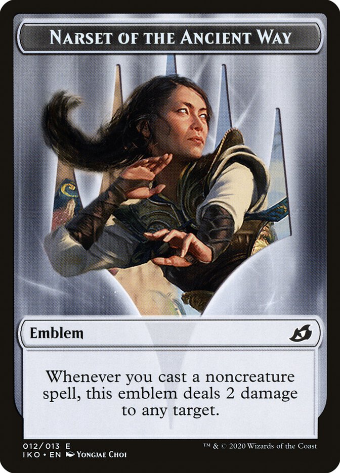 Narset of the Ancient Way Emblem [Ikoria: Lair of Behemoths Tokens] - The Mythic Store | 24h Order Processing