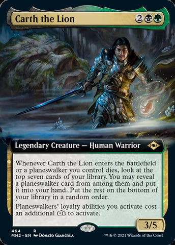 Carth the Lion (Extended Art) [Modern Horizons 2] - The Mythic Store | 24h Order Processing